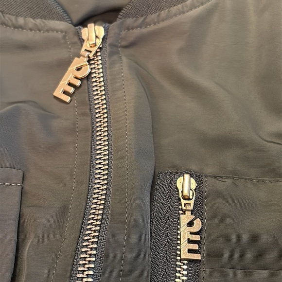 P.E Nation Streamline Athletic Army Jacket Green Zipper Size Small S - Picture 4 of 7